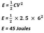 Total Energy Stored in Capacitor Array